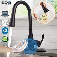 Maybe you would like to learn more about one of these? Sensor Blacked Kitchen Faucet Pullout Side Sprayer Dual Model Single Handle Mixer Tap Sink Faucet 360 Rotation Kitchen Faucets Kitchen Faucets Aliexpress