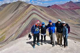 Ash and debris settled and compacted, forming a thick layer of rock called rhyolite tuff. Best Kept Secret From The Rainbow Mountain Of China And Peru