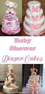 Baby Shower Diaper Cake Tutorial Baby Girl Diaper Cake Baby Shower Diaper Cake Diaper Cakes Girl
