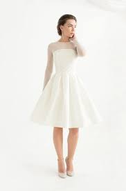 Even if you are set on a a tea length wedding dress is the perfect length for a beach wedding. Tea Length Bridal Dresses Mid Length Wedding Gown Dorris Wedding