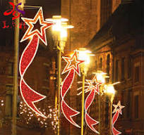 Outdoor Light Waterproof Pole Street Motif Light for Commercial Decoration