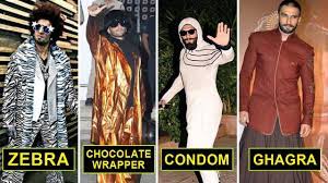 Ranveer singh is busy vacationing in switzerland with his bestie rohan shrestha and his pictures from there are leaving us awestruck. Ranveer Singh Top Crazy Outfits Ranveer Singh Weird Clothes Youtube