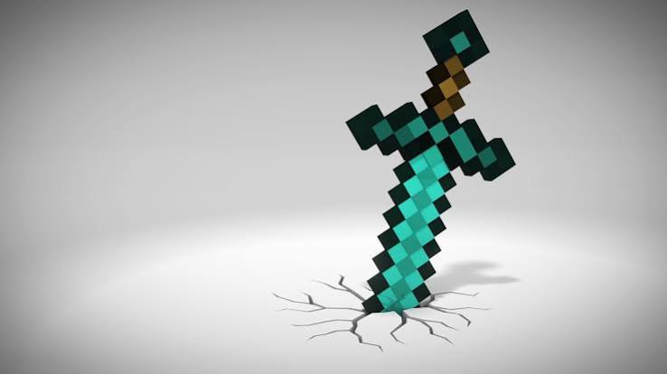 kiếm kim cương minecraft