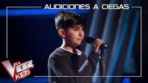 Repasa todas las canciones de los talents Marcos Diaz Canta Stone Cold Audiciones A Ciegas La Voz Kids Antena 3 2019 Youtube
