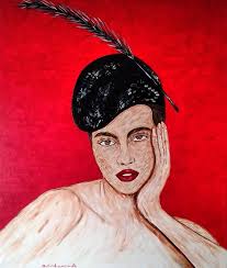 Woman with a hat (femme au chapeau), 1905 by henri matisse. Woman With The Hat Painting By Christos Anastasopoulos Saatchi Art
