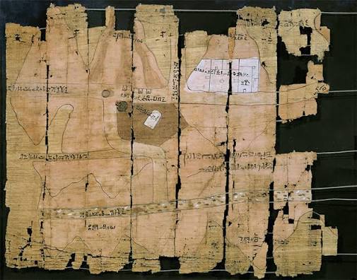 Turin Papyrus Map, c.1150 BC | History Today