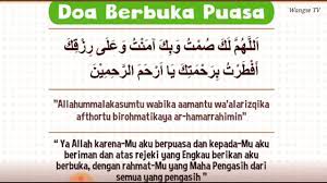 Wangse Tv Doa Buka Puasa Ramadhan Marbel