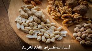 أسماء المكسرات مكسرات اللغة العربية الجوز تعليم اللغة العربية انواع المكسرات 1 Youtube