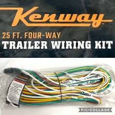 'domestic lighting' aka 4 wire. Kenway 4 Way 25ft Trailer 5 Wires Connection Kit Light Rv Boat New 64053 Ebay