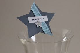 Marque Place Porte Nom Decoration Bapteme Anniversaire Communion Theme Etoile Bleu Et Blanc Decoration Bapteme Decoration Anniversaire Deco Bapteme