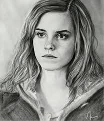 Read dramione from the story dessin dedier a la saga harry potter. Dessin Portrait Hermione Granger Emma Watson Harry Potter 7 1e Partie Portrait Dessin Portrait Dessin