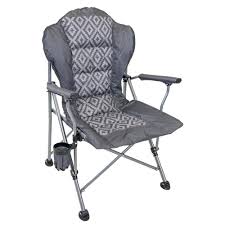 Outdoor padded folding chairs with arms. Deluxe Padded Folding Chair Gander Outdoors