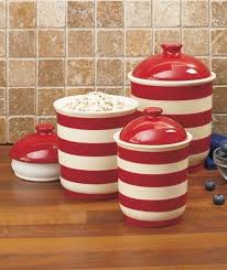 Black And White Striped Kitchen Canisters Christmas Red White Candy Cane Striped Kitchen Canisters Jar Set 3 Lid New Kitchen Canisters Red Kitchen Canisters Jar