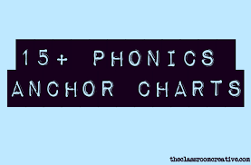 Phonics Anchor Chart Ideas