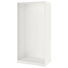 Similar ikea wardrobe to dombas regarding assembly only. Pax White Wardrobe Frame 100x58x201 Cm Ikea