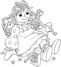 Raggedy Ann In 2020 Farm Animal Coloring Pages Coloring Pages Raggedy Ann