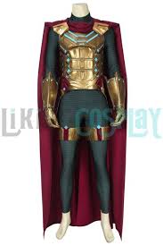 When he's moving around, there's reflections playing off of it, and it doesn't feel dead or flat. Mysterio Costume Cosplay Suit Quentin Beck Spider Man Far From Home