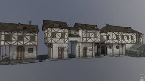 Medieval Houses Pack 3d Model Medieval Houses Medieval Architecture