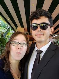 Brother Michelle Kim hover hands Brother Connie Li because her significant  other was taking the photo and didn't want to get in trouble. The two  traveled to Hawaii with Alumni Richie Huynh