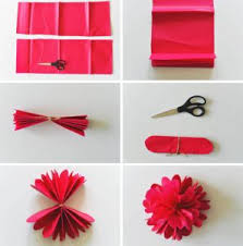 Kertas bulat dengan warna yang sama ini cocok banget untuk lampu gantung. 33 Cara Membuat Bunga Dari Kertas Koran Karton Hvs Tisu Kado Krep Origami