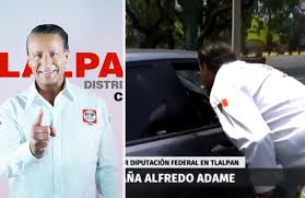 El candidato de redes sociales progresistas (rsp) alfredo adame se disculpó por ofender a un automovilista durante el inicio de su campaña afuera de six flags, en la alcaldía tlalpan. Le E86hlns6o1m