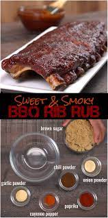 Oven Baked Bbq Ribs With Homemade Dry Rub Bbq Sauce Recipe Recipe Baked Bbq Ribs Easy Bbq Sauce Brown Sugar Rib Rub