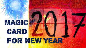 How to make magic card. Diy Crafts How To Make Magic Card For New Year New Year Card 2017 Diy Beauty And Easy 2017 Youtube