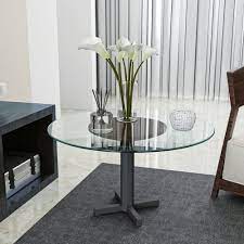 Round Tempered Glass Table Top