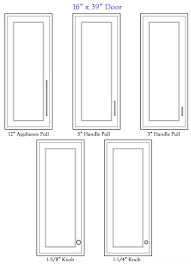 For new pulls, the standard ratio is ⅓ the width of the drawer front. What Size Knob Or Pull Should I Get The Knob Shop