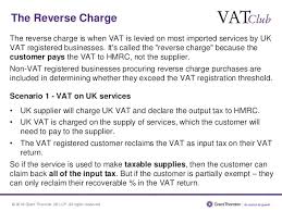 Back To Basics Vat Invoicing The Reverse Charge