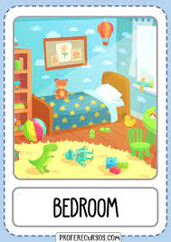 flashcards house parts bedroom profe recursos ingles para preescolar actividades de ninos material escolar en why use quizlet