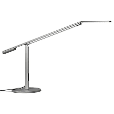 One finger is all you need to adjust the floating arm's position. Koncept Equo Gen 3 Desk Lamp Ylighting Com