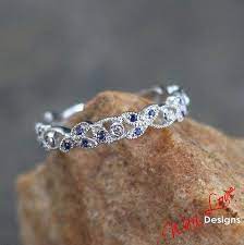 Saphire Ring Blue Ideas Engagement Rings Sapphire Wedding Ring Bands Sapphire Wedding Band