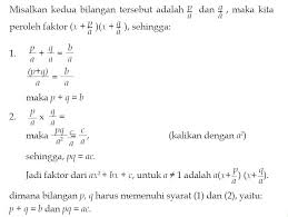 Selamat datang di channel gemar matematika, pada kesempatan kali ini kita akan membahas cara cepat menghitung akar pangkat 3 #part 2. Pemfaktoran Bentuk Aljabar Lengkap Dengan Contoh Soalnya Berpendidikan Com
