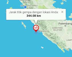 Gempa berada di kedalaman 10 km terjadi pada pukul 01.36 wib. Gempa Di Bengkulu Warga Sumbar Merasakan Guncangan