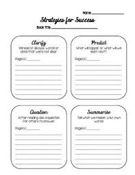 Strategies For Success Reciprocal Teaching Graphic Organizers Vocabulary Practice