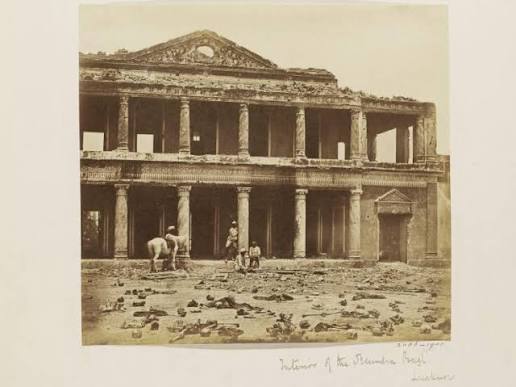 Interior of the Sikandra Bagh, Lucknow after the Indian Mutiny of 1857 | Beato, Felice | Beato, Felice | V&A Explore The Collections