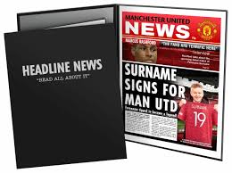 Manchester united and liverpool are in discussions to play each other in two. Personalised Manchester United Fc Spoof Newspaper Folder From Go Find A Gift