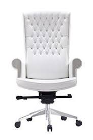 Ergonomic high back executive chair. Whiteline Modern Living Imports Napoleon High Back Executive Office Chair White Tufted Offic Tufted Office Chair High Back Office Chair Office Furniture Design