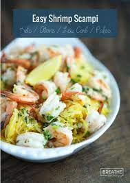 Easy Keto Shrimp Scampi Low Carb Paleo I Breathe I M Hungry Recipe Keto Recipes Dinner Seafood Medley Recipes Low Carb Paleo
