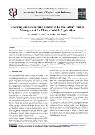 Discharges and releases of registered charges must be made in accordance with rules 114 and 115 of the land registration. Pdf Charging And Discharging Control Of Li Ion Battery Energy Management For Electric Vehicle Application