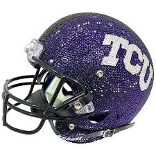 Half the applicants admitted to tcu have an sat score between 1150 and. Texas Christian Tcu Swarovski Crystal Adorned Mini Helmet By Rock On Sports