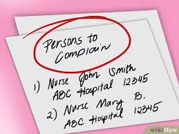 Check spelling or type a new query. How To Make A Medical Complaint 11 Steps With Pictures