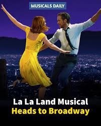 La La Land is officially dancing its way to the stage. The Academy  Award-winning film starring Emma Stone and Ryan Gosling is being adapted  into a Broadway musical, with development already well
