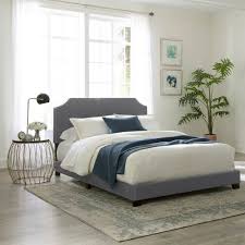 The magnolia manor collection offers a blend of european influences that will add a unique style to your living space. Upholstered Panel Bed Kyara Rexfair