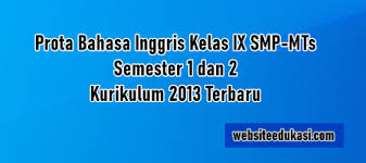 Maybe you would like to learn more about one of these? Prota Bahasa Inggris Kelas 9 K13 Tahun 2021 2022