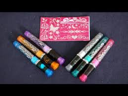 This 10 pack of temporary tattoo pens allows you to create your own realistic looking temporary tattoos that can last for weeks. Sketch Sparkle Tattoo Pens From Alex Toys Youtube