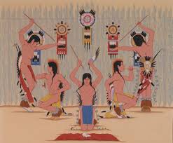 Work Of Oscar Howe South Dakota Indian Art Native Art