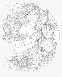 Download and print these free color by number for adults coloring pages for free. Coloring Printable Coloring Book Pages Line Artsy Free Colouring Pages For Adults Girl Hd Png Download Transparent Png Image Pngitem