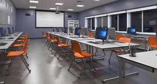 Realistic Computer Classroom 3d Model Turbosquid Classroom Interior Computer Lab Design School Computer Lab Design